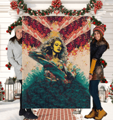 Surfing 1 02 Sherpa Blanket - Beyond T-shirts